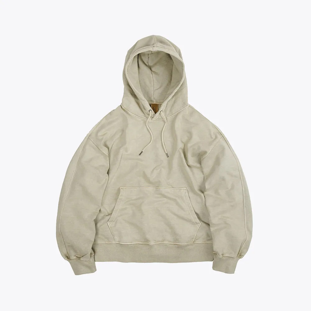 OG PIGMENT DYEING HOODIE - BEIGE sold by FrizmWORKS