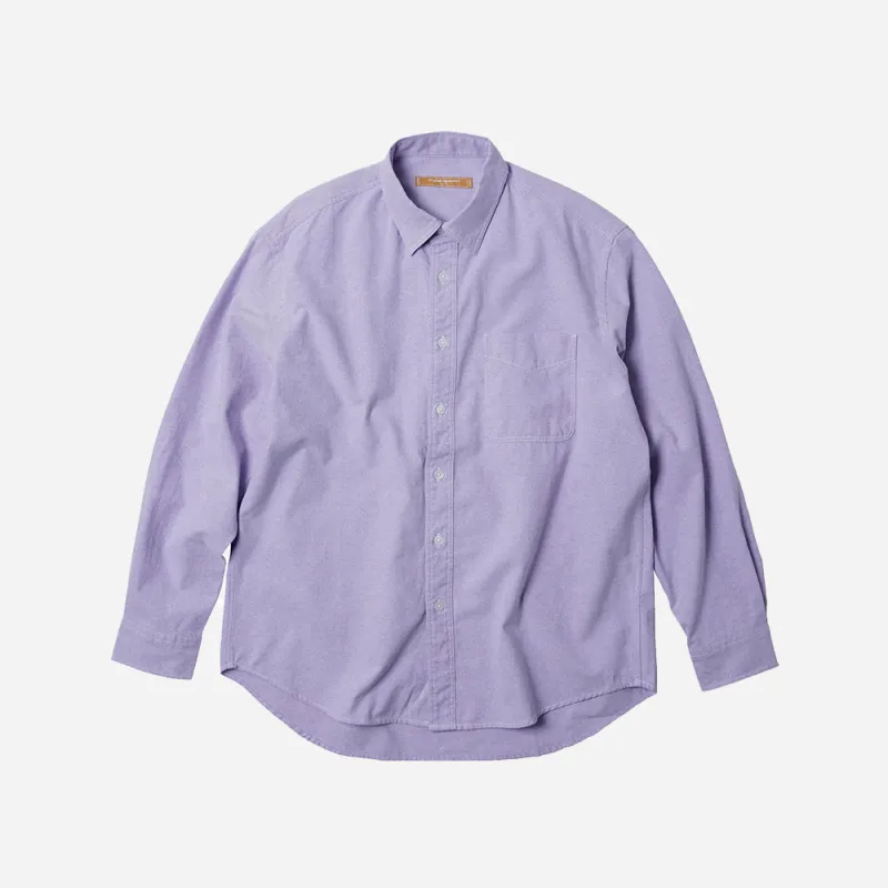 OG OXFORD OVERSIZED SHIRT - PURPLE made by FrizmWORKS