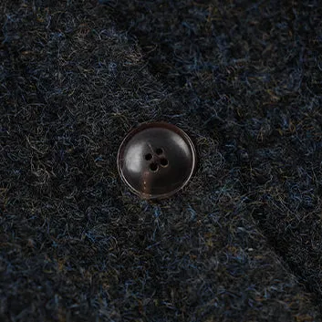 BRUSHED WOOL ROUND CARDIGAN - BLACK sold by FrizmWORKS product image thumbnail 4