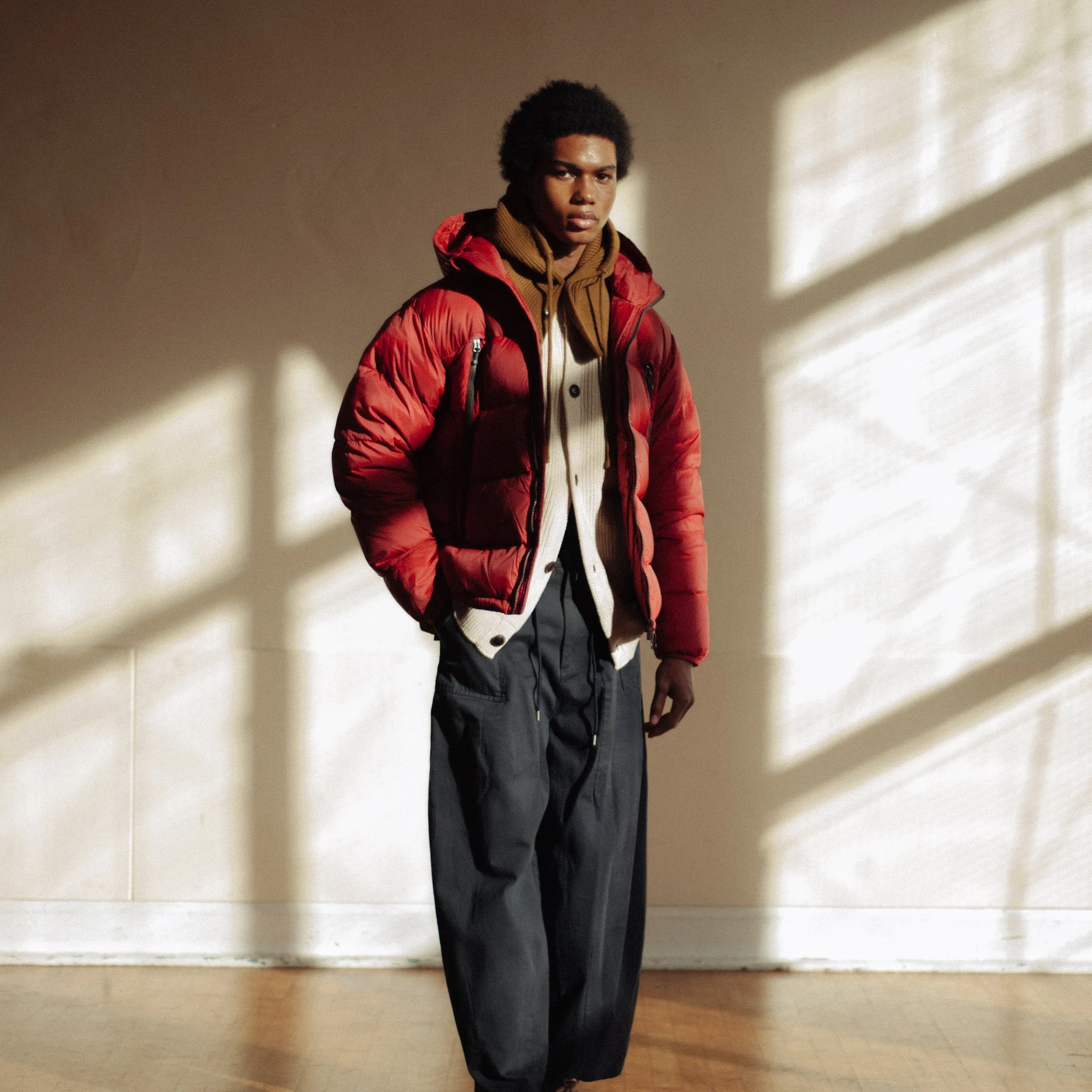 ALTAVIA DOWN JACKET - RED sold by FrizmWORKS product image thumbnail 4