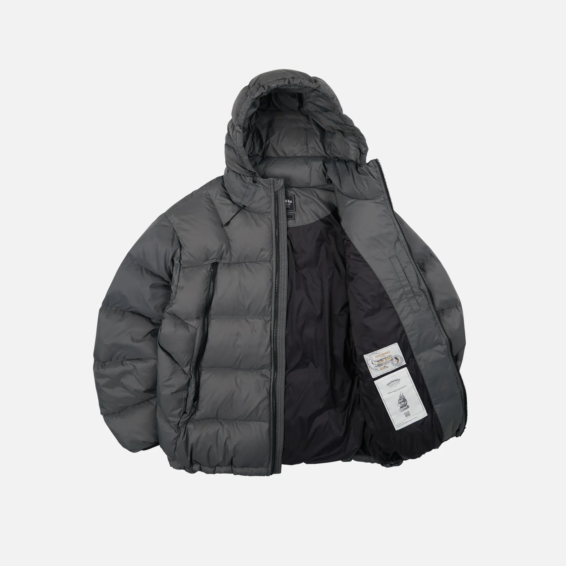 ALTAVIA DOWN JACKET - GUN METAL sold by FrizmWORKS product image thumbnail 3