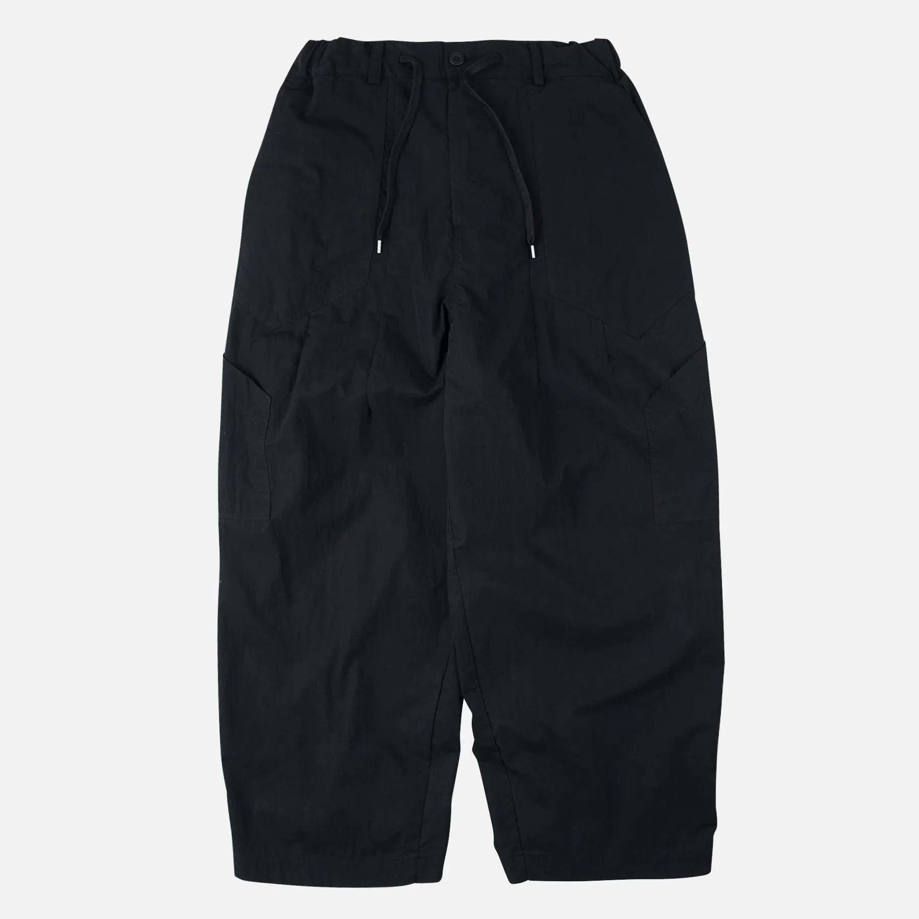 FOLD FATIGUE WIDE PANTS - BLACK sold by FrizmWORKS