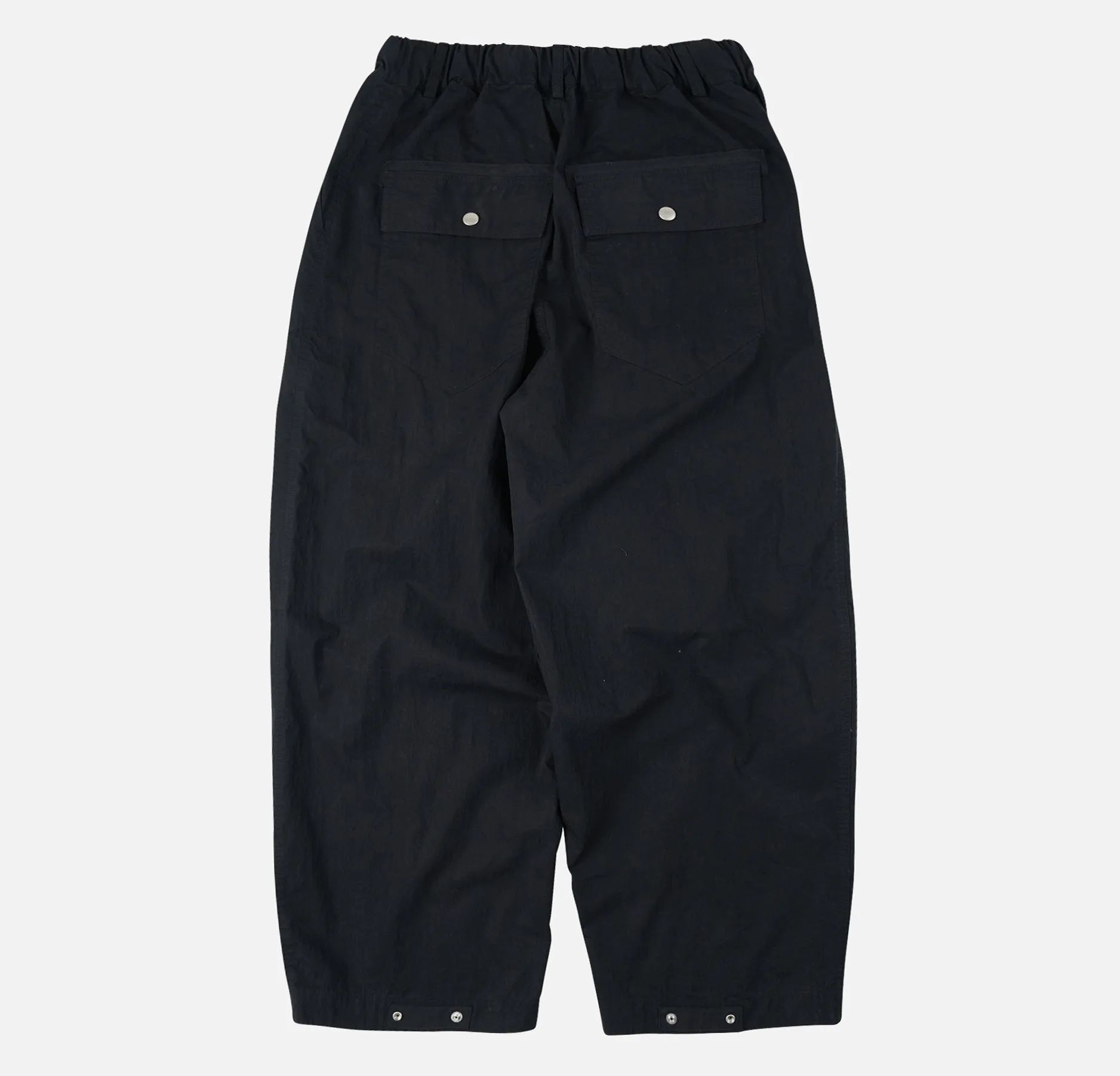 FOLD FATIGUE WIDE PANTS - BLACK sold by FrizmWORKS product image thumbnail 2