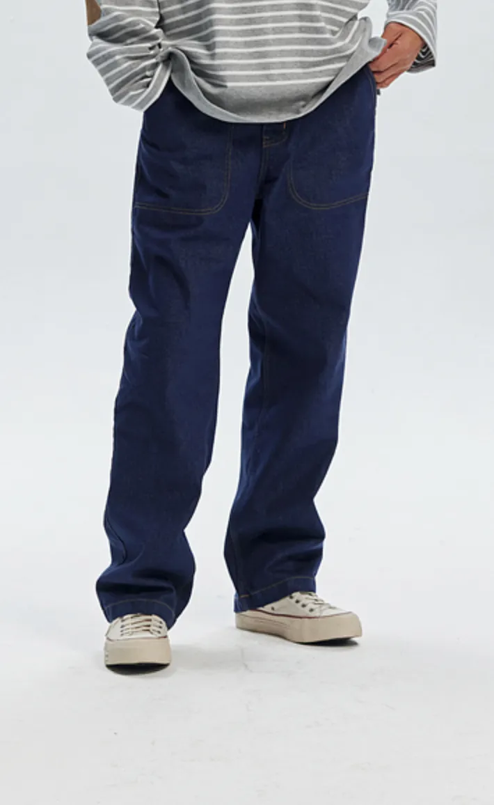 CP WIDE DENIM PANTS - INDIGO sold by FrizmWORKS product image thumbnail 3