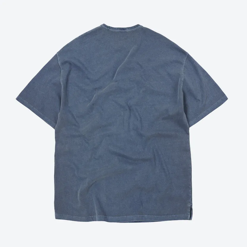 OG PIGMENT DYEING HALF TEE - BLUE sold by FrizmWORKS product image thumbnail 2