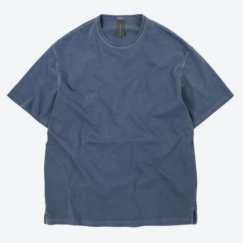 OG PIGMENT DYEING HALF TEE - BLUE sold by FrizmWORKS