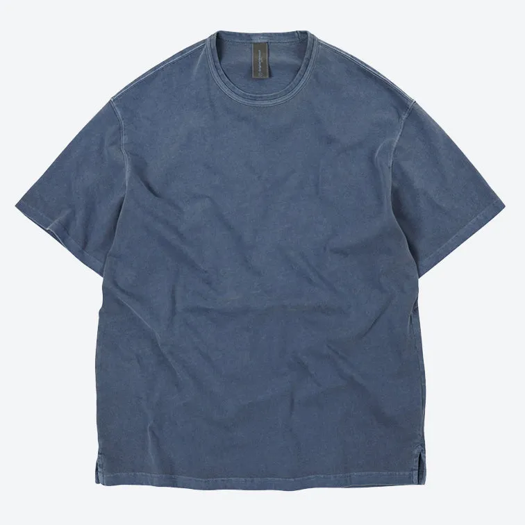 OG PIGMENT DYEING HALF TEE - BLUE sold by FrizmWORKS