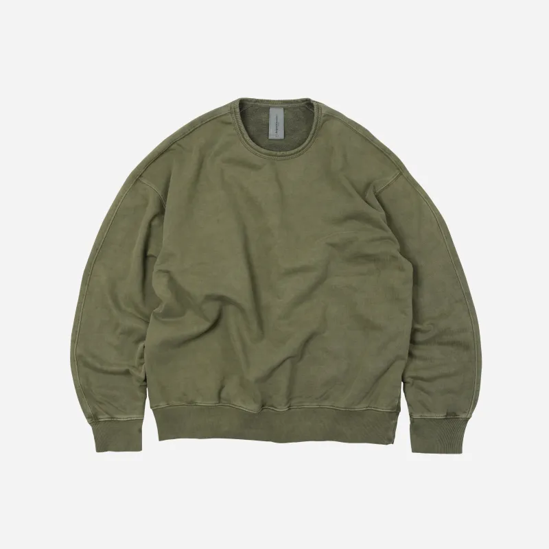 OG PIGMENT DYE SWEATSHIRT - GREEN made by FrizmWORKS