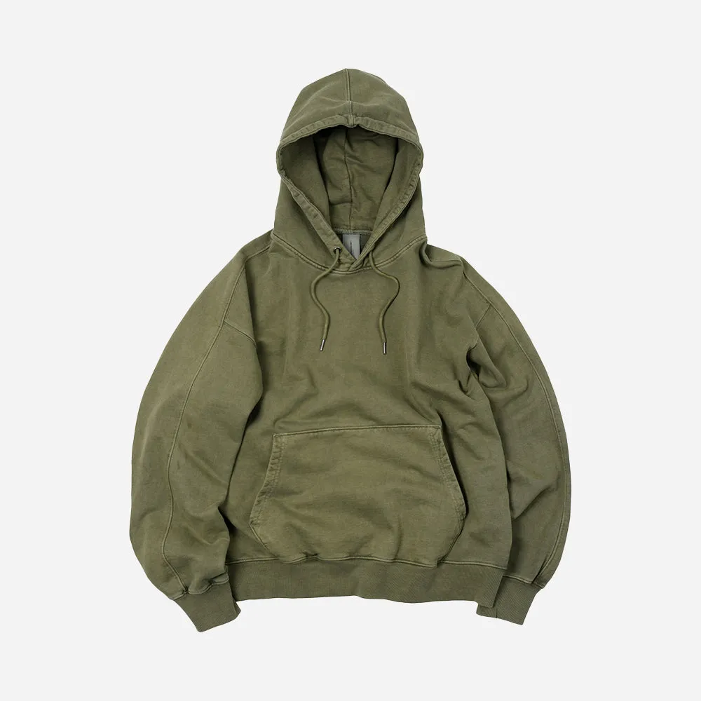 OG PIGMENT DYE HOODY - GREEN sold by FrizmWORKS