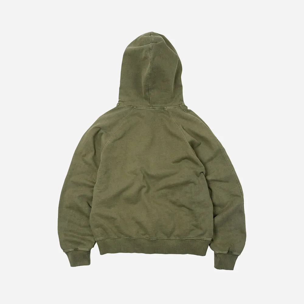 OG PIGMENT DYE HOODY - GREEN sold by FrizmWORKS product image thumbnail 2