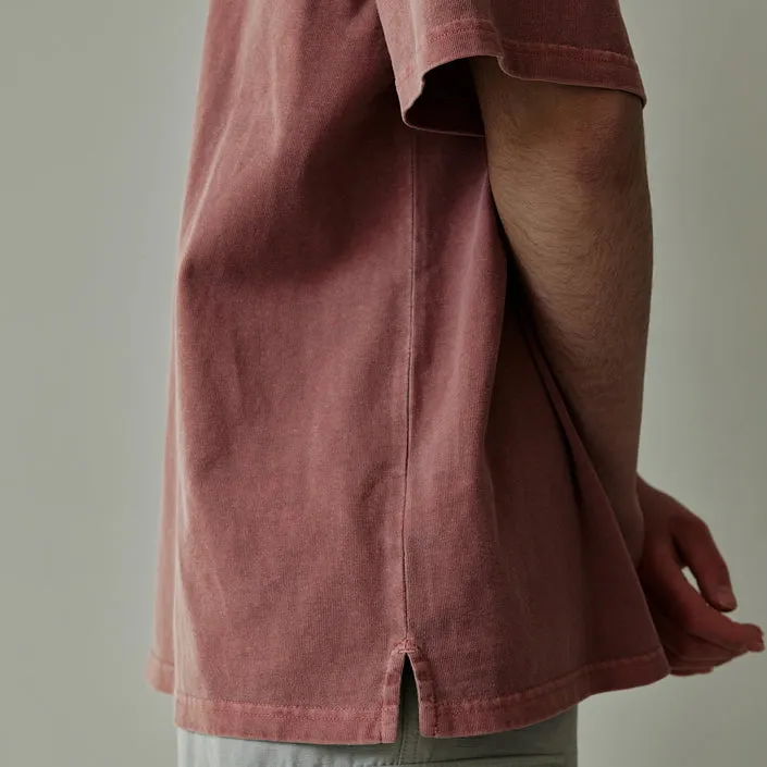 OG PIGMENT DYEING HALF TEE - PINK sold by FrizmWORKS product image thumbnail 3