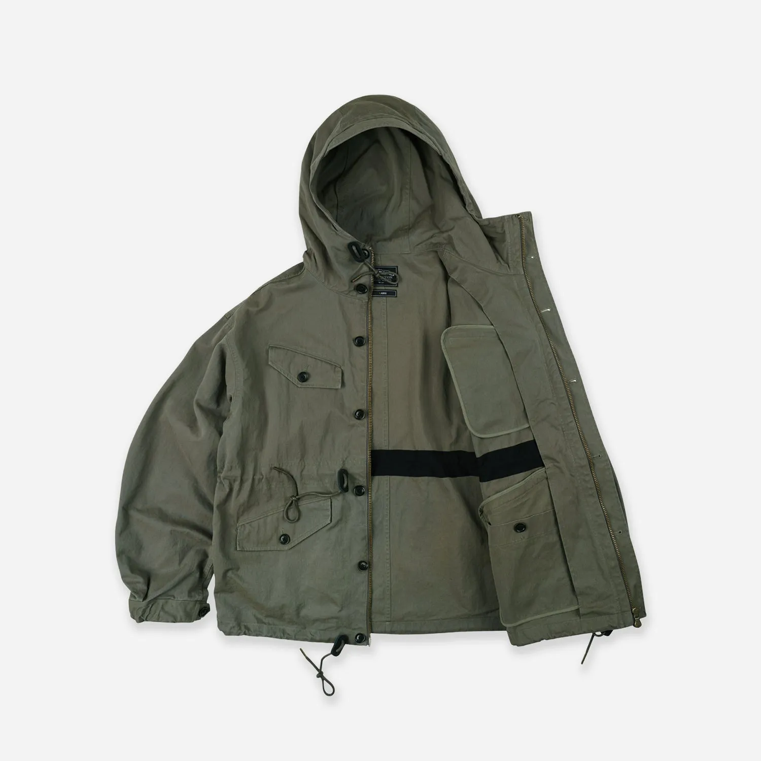 FRENCH M47 PARKA JACKET - OLIVE GREY sold by FrizmWORKS product image thumbnail 2
