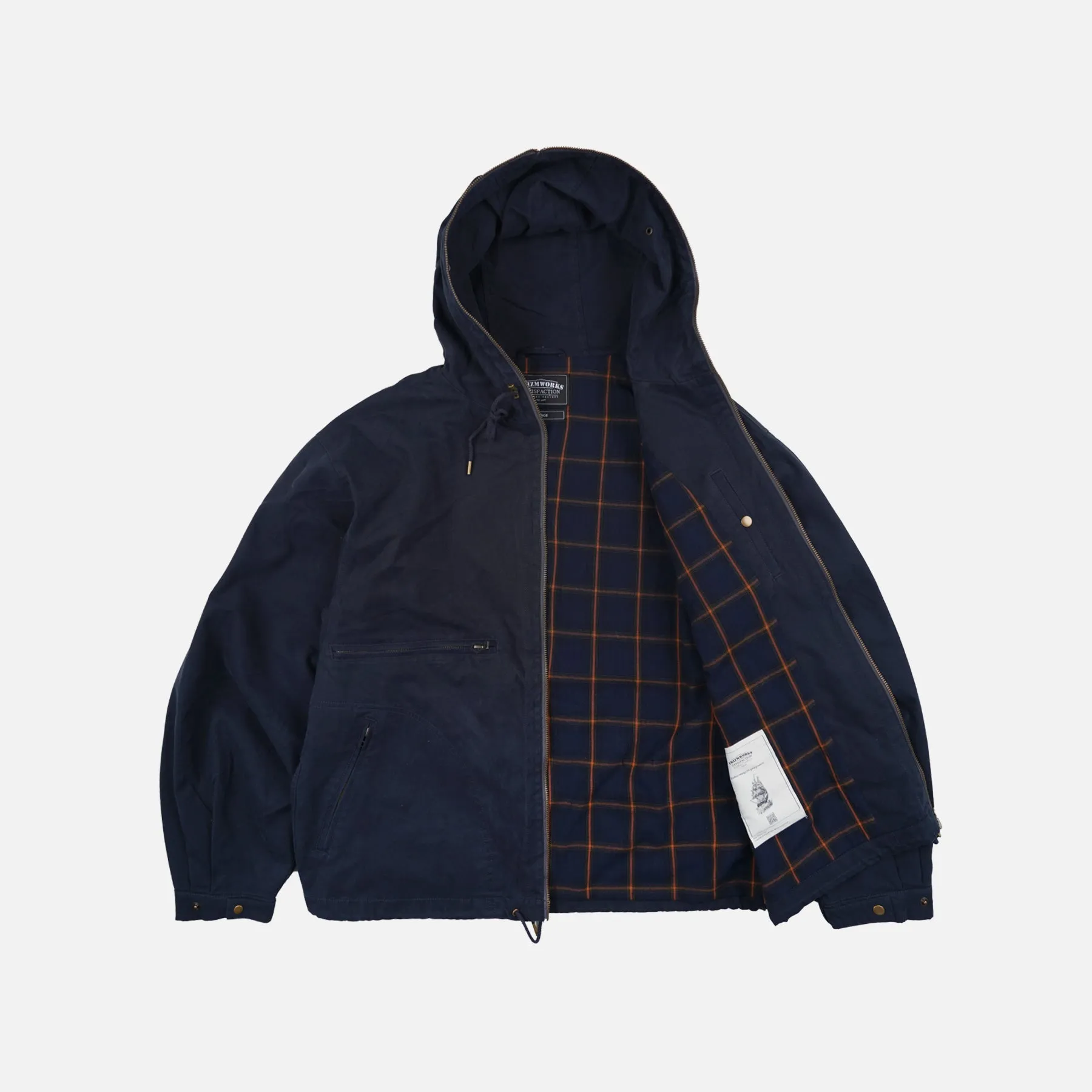 SAILING HOODED PARKA JACKET - NAVY sold by FrizmWORKS product image thumbnail 3