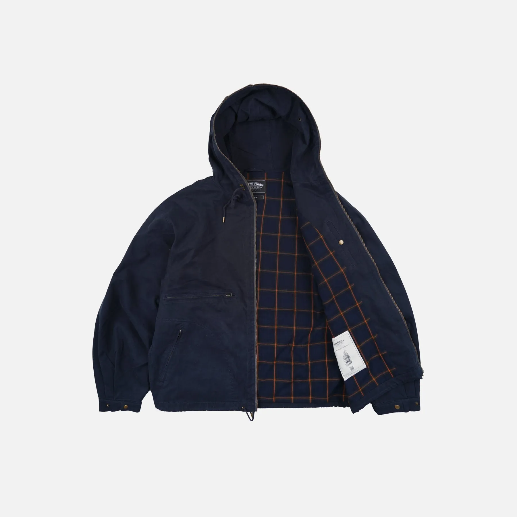 SAILING HOODED PARKA JACKET - NAVY sold by FrizmWORKS product image thumbnail 2
