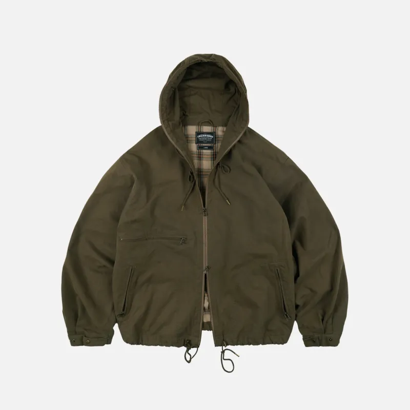 SAILING HOODED PARKA JACKET - OLIVE sold by FrizmWORKS