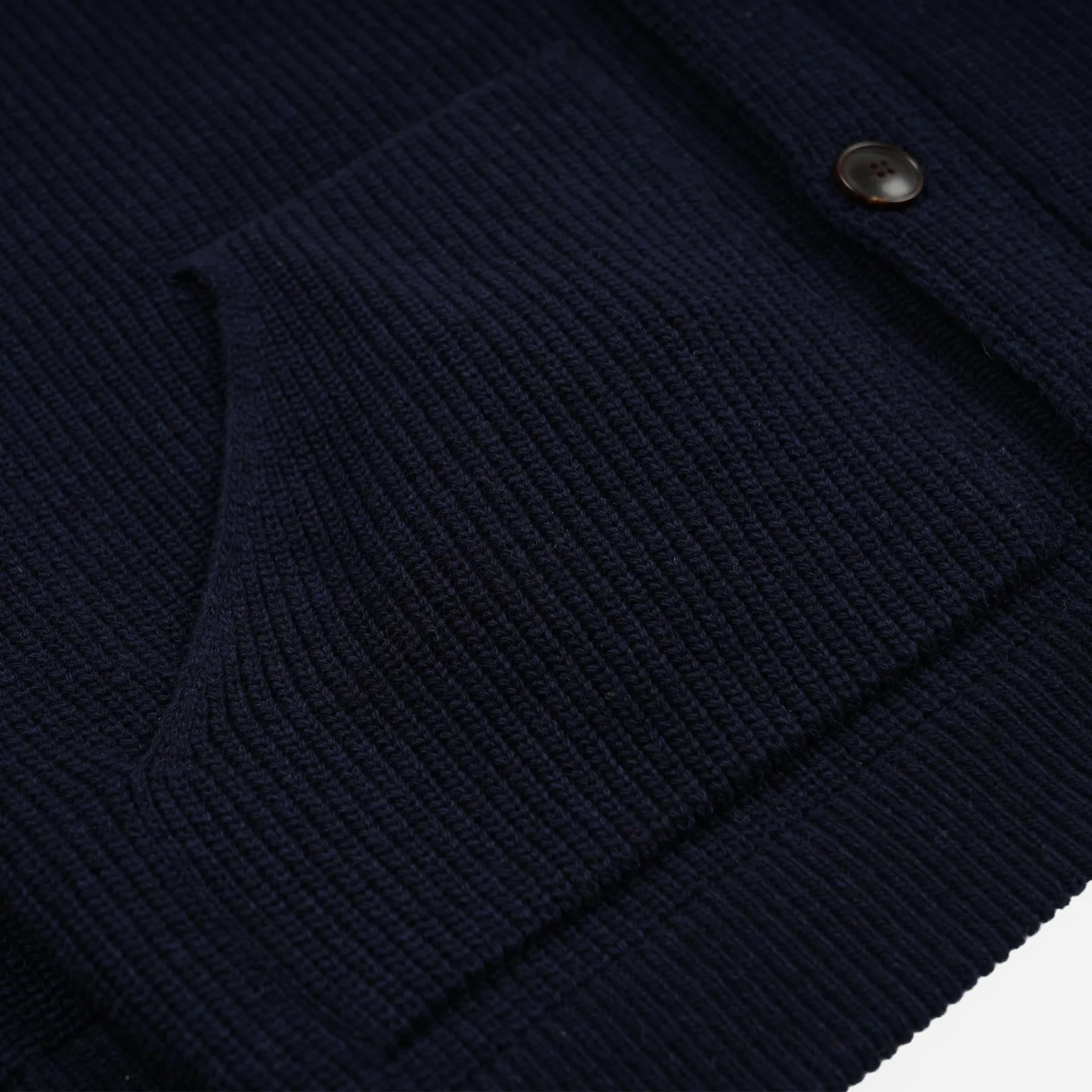 ULTRA HEAVYWEIGHT COLLAR CARDIGAN - NAVY sold by FrizmWORKS product image thumbnail 5