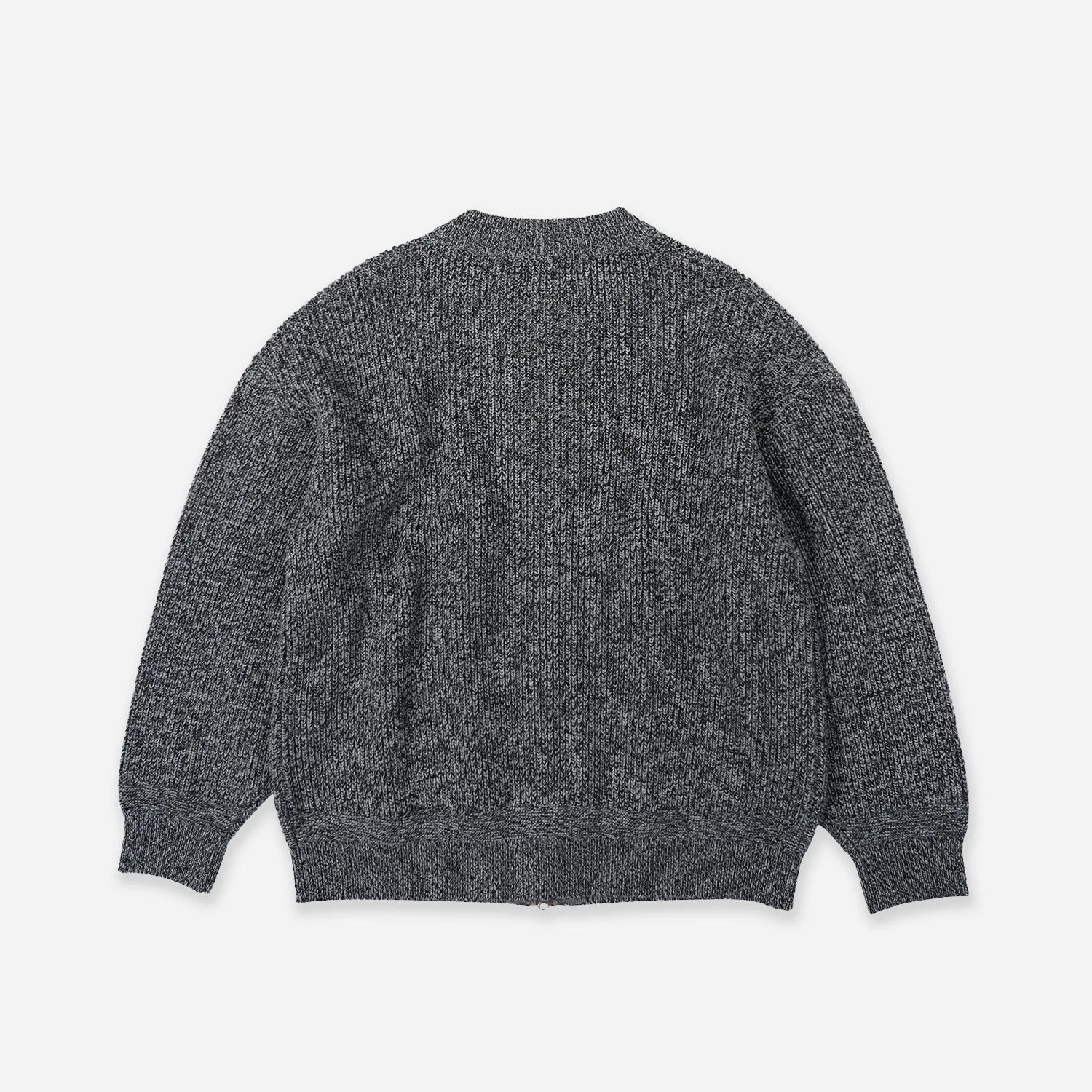 TWEED ZIP UP CARDIGAN - CHARCOAL sold by FrizmWORKS product image thumbnail 2