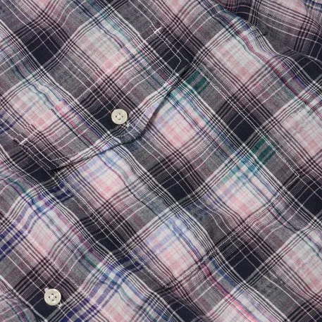 UNEVEN CHECKED SHIRT - PINK sold by FrizmWORKS product image thumbnail 5