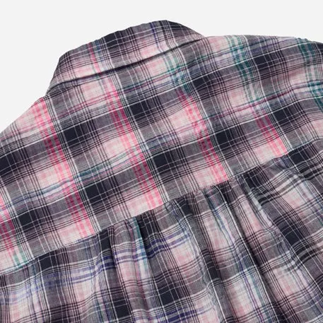 UNEVEN CHECKED SHIRT - PINK sold by FrizmWORKS product image thumbnail 4