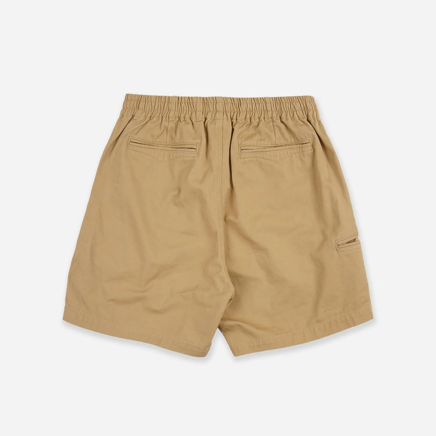 WASHED OFFICER CHINO SHORTS - BEIGE sold by FrizmWORKS product image thumbnail 3