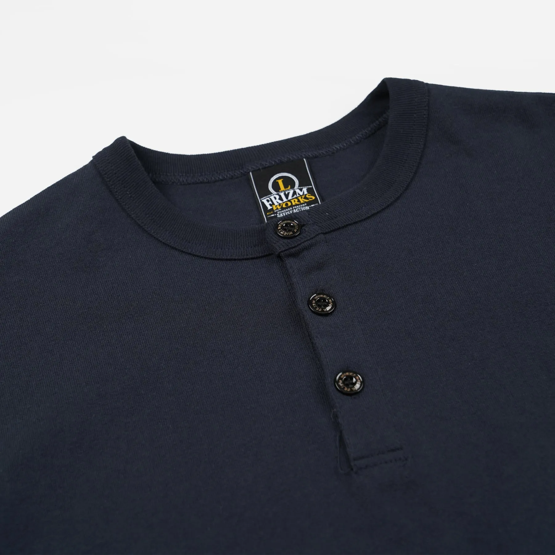 HENLEY HALF T-SHIRT - NAVY sold by FrizmWORKS product image thumbnail 3