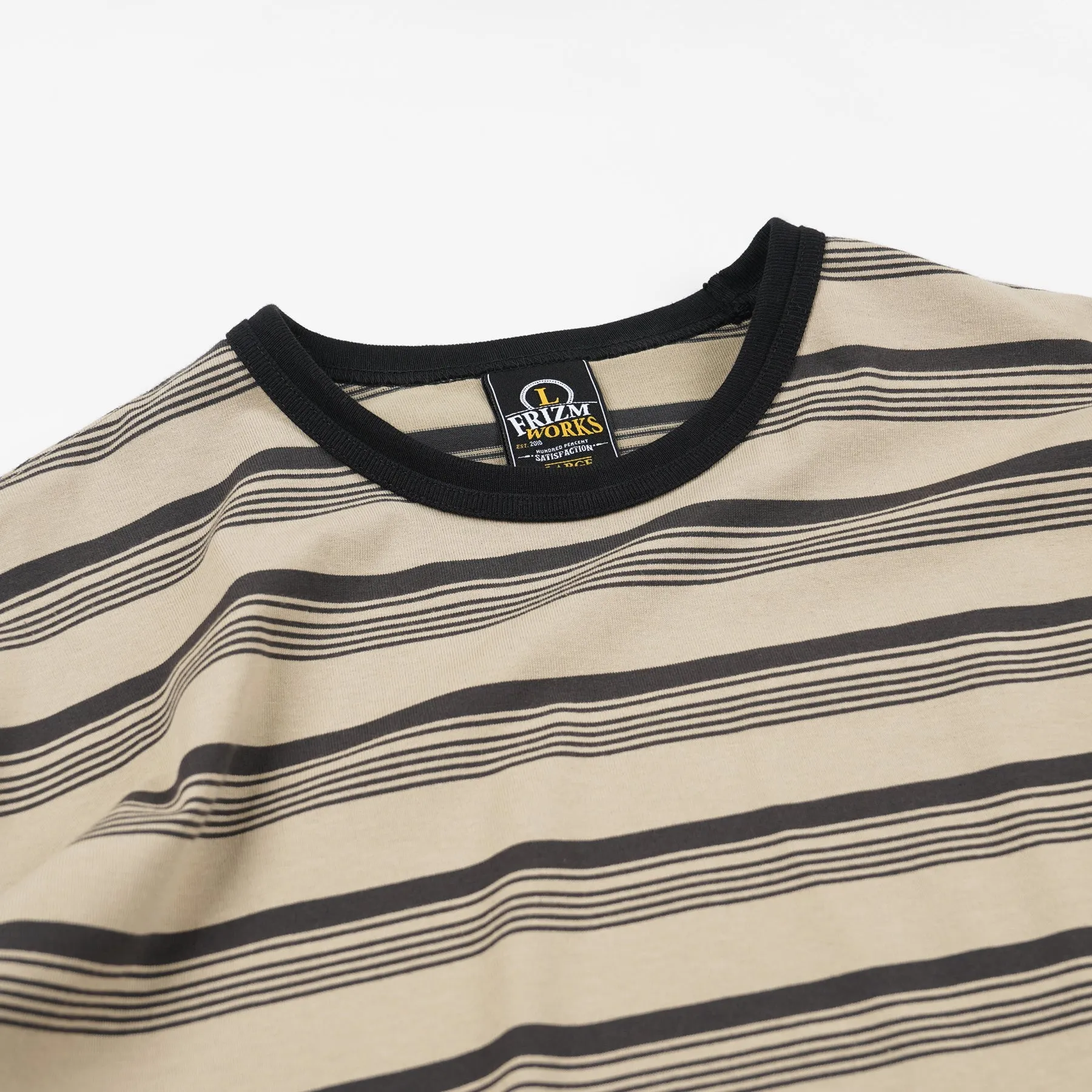 BLOCK STRIPE L/S T-SHIRT - MUD sold by FrizmWORKS product image thumbnail 3