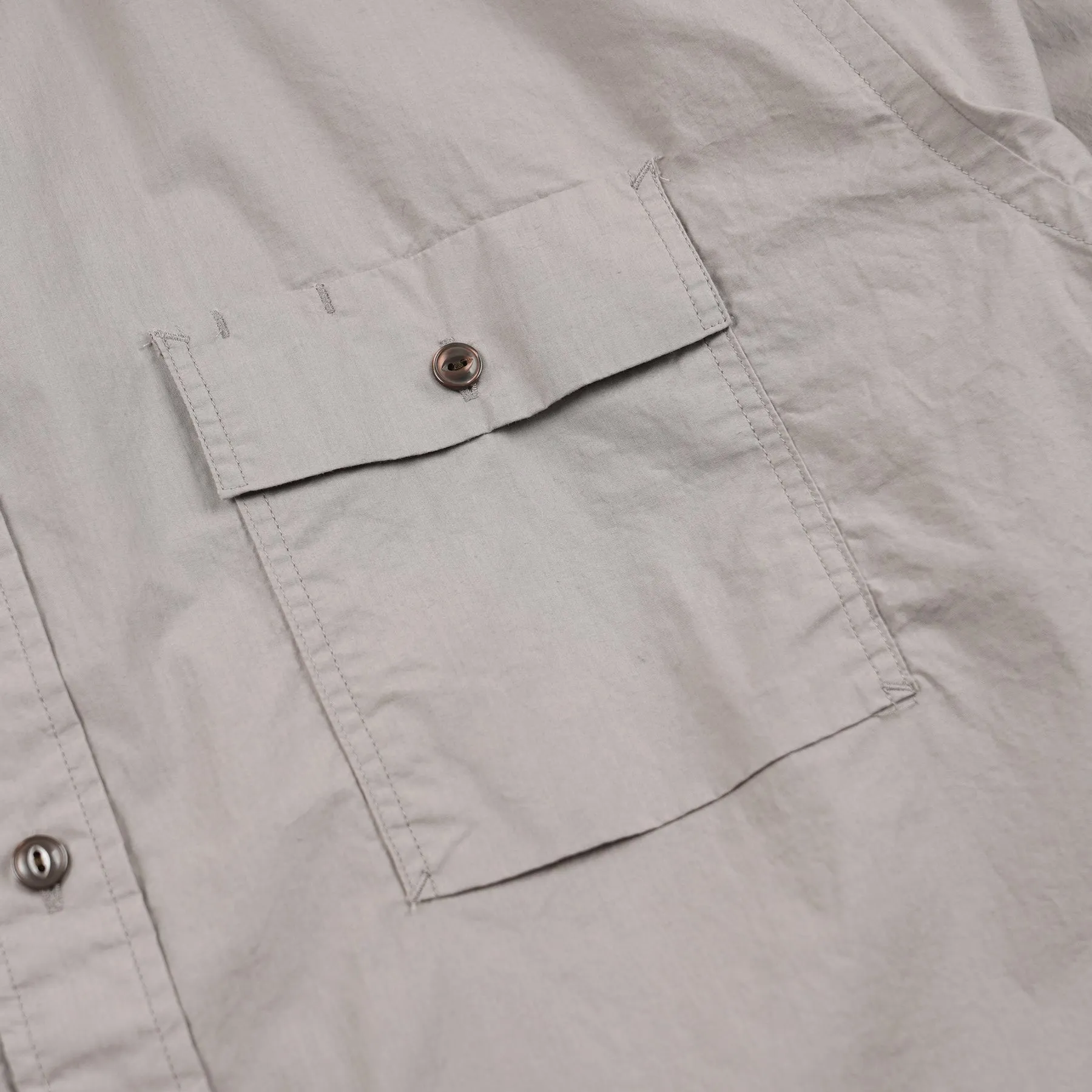 CIGARETTE POCKET TYPEWRITER SHIRT - MUD sold by FrizmWORKS product image thumbnail 4