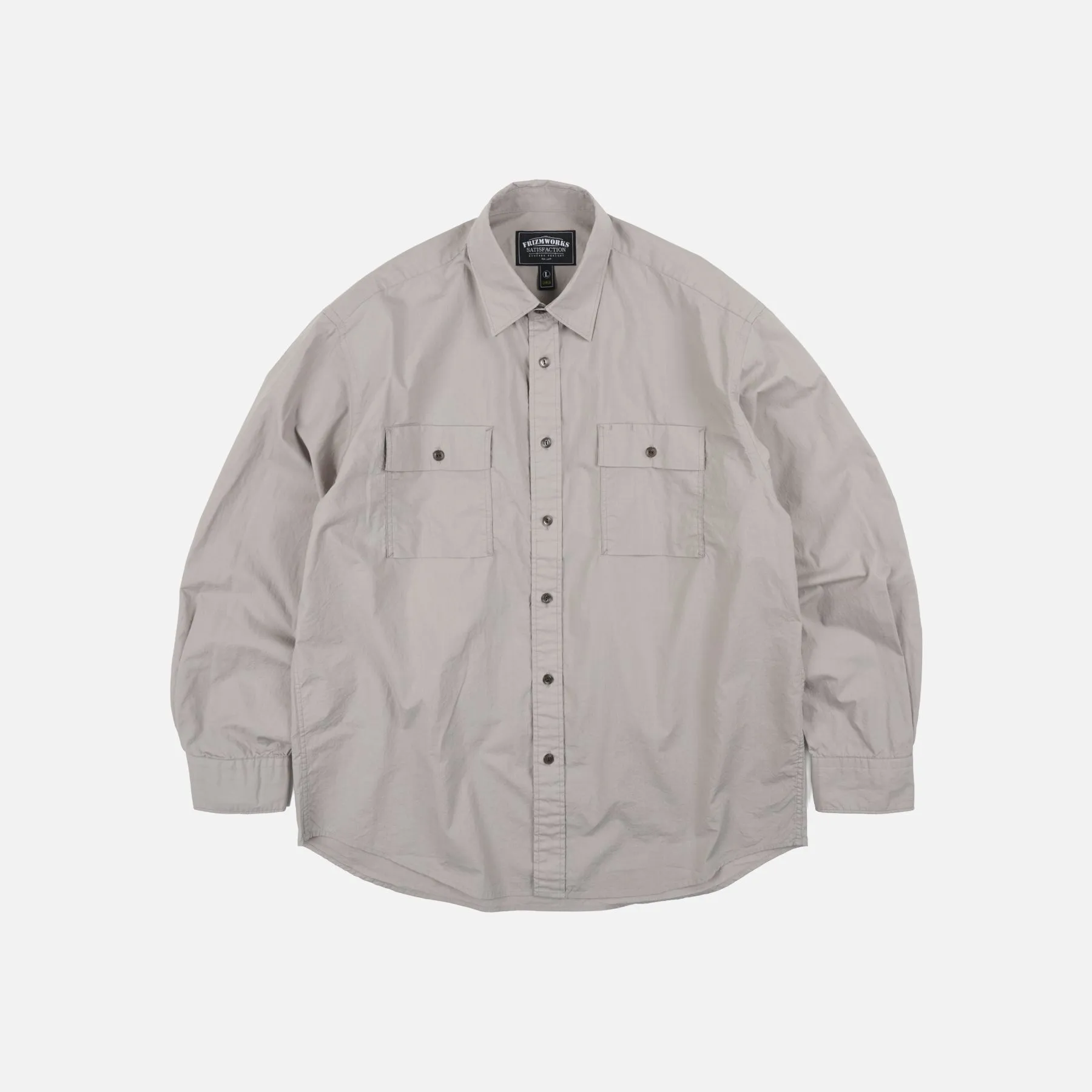 CIGARETTE POCKET TYPEWRITER SHIRT - MUD sold by FrizmWORKS