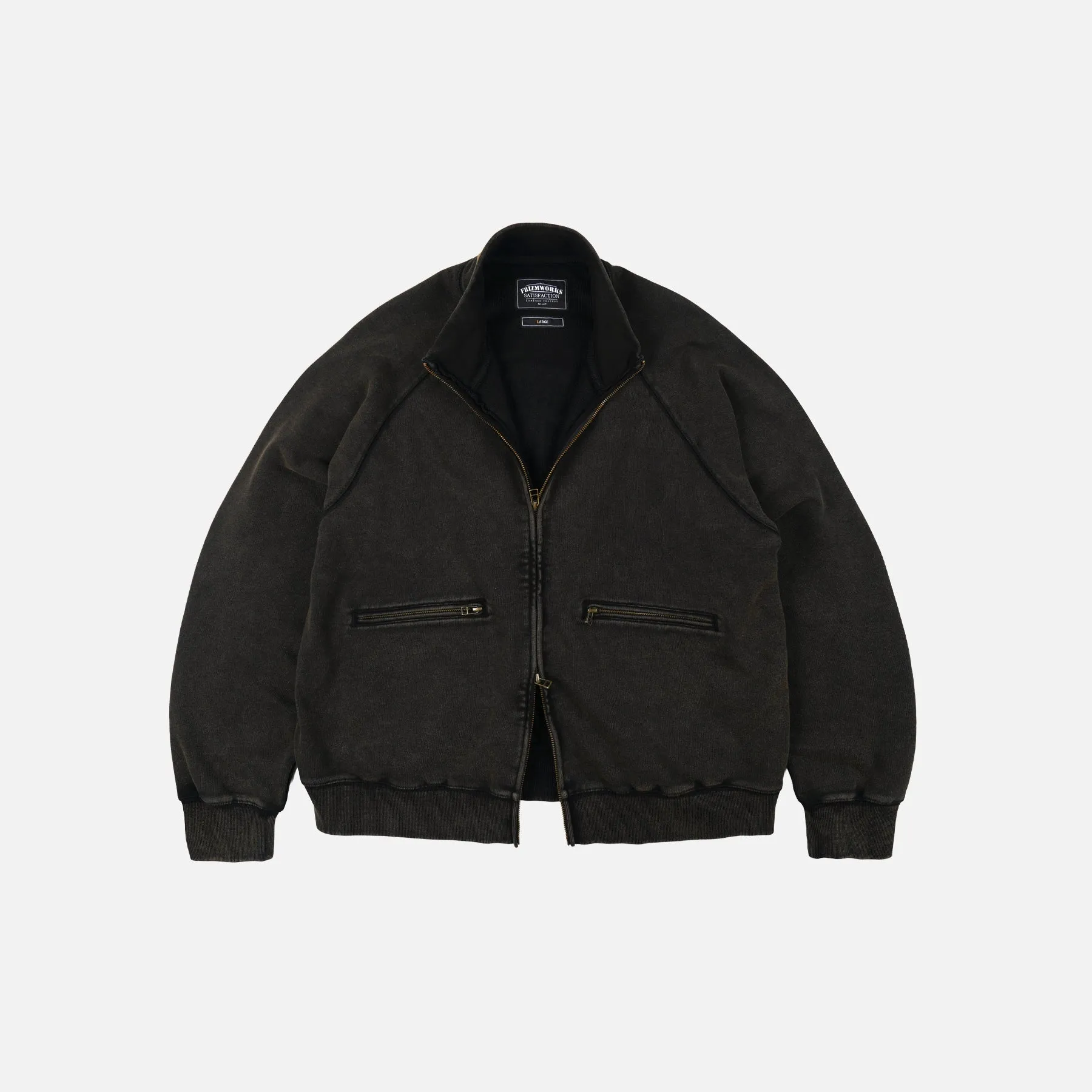 VINTAGE DYEING FZ SWEAT - BLACK BROWN sold by FrizmWORKS product image thumbnail 2