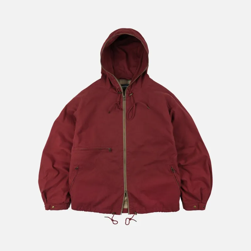SAILING HOODED PARKA JACKET - RED made by FrizmWORKS
