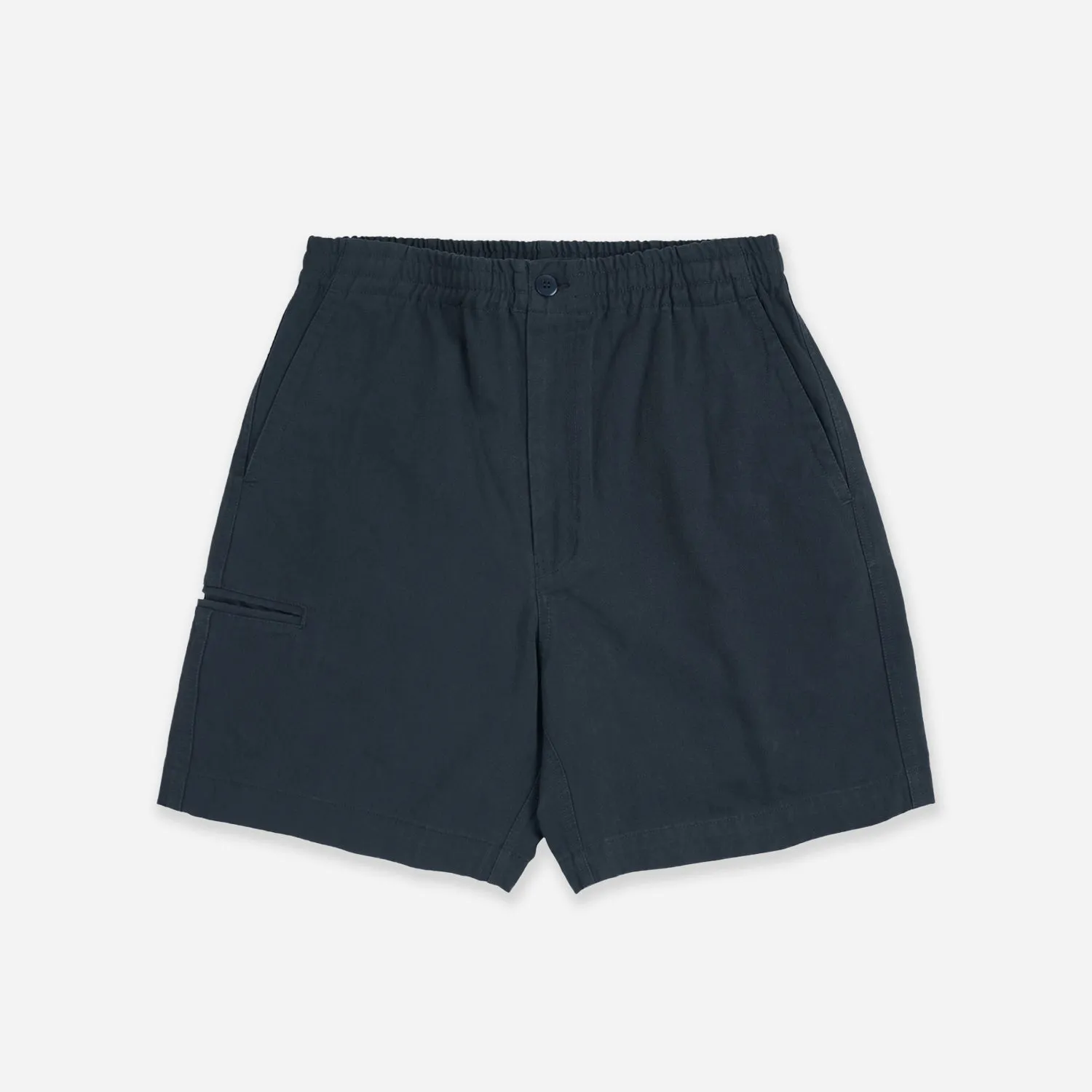 WASHED OFFICER CHINO SHORT - BLACK sold by FrizmWORKS