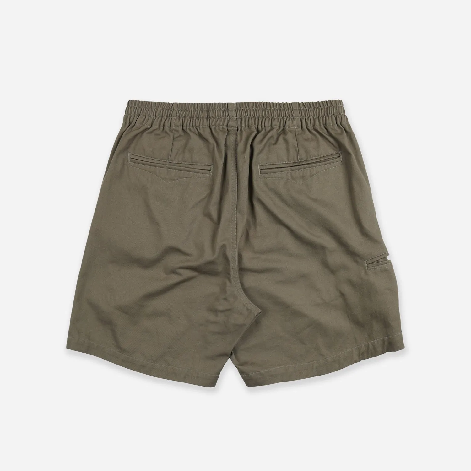 WASHED OFFICER CHINO SHORT - MUD sold by FrizmWORKS product image thumbnail 3