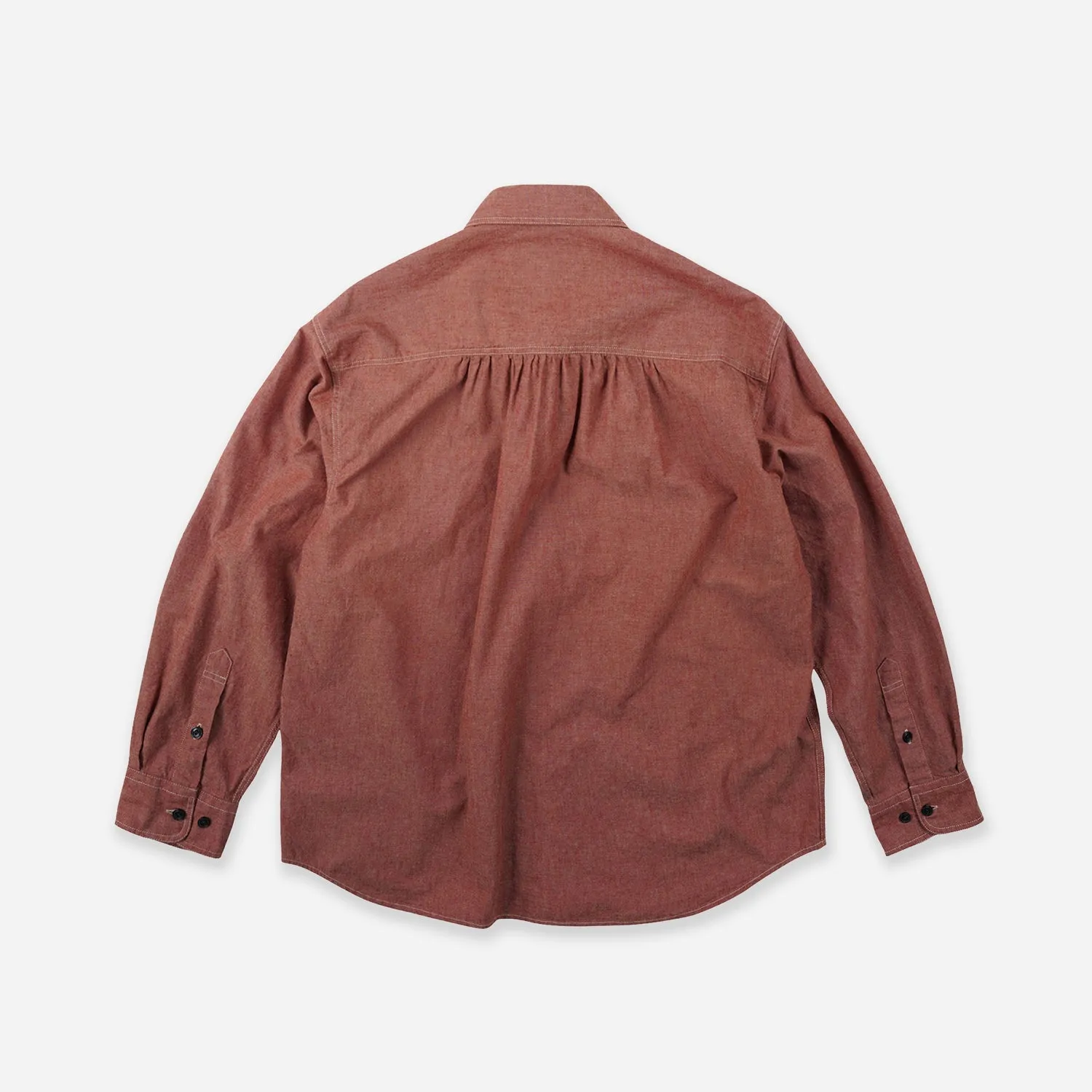 1920'S CHAMBRAY WORK SHIRT - RED sold by FrizmWORKS product image thumbnail 2