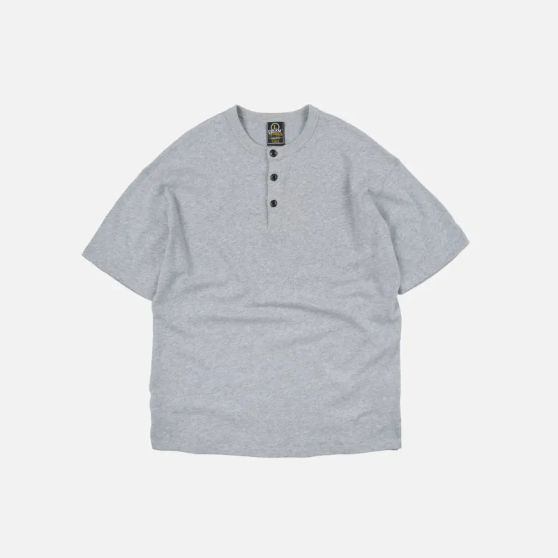 HENLEY HALF T-SHIRT - GREY made by FrizmWORKS
