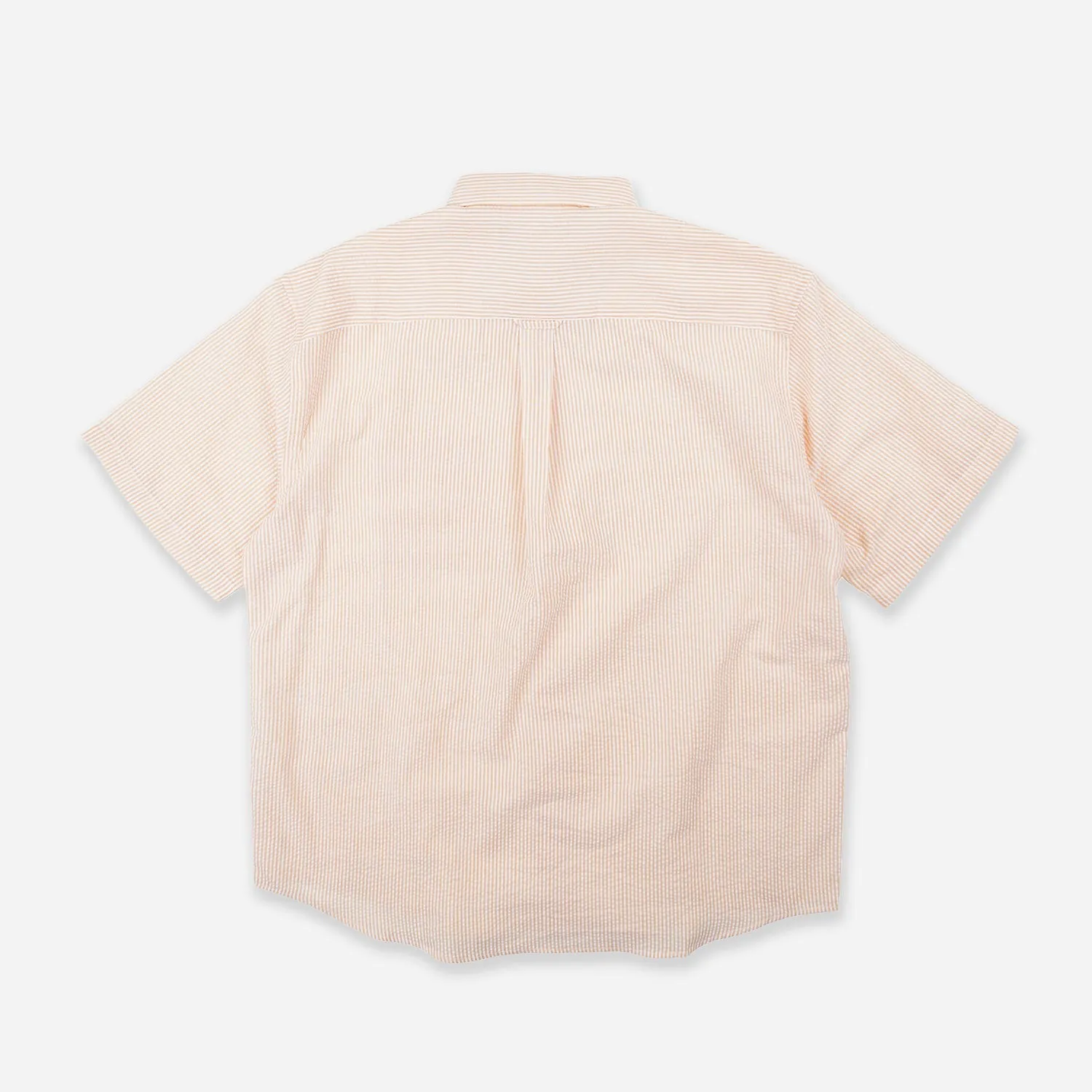 OG STRIPE SEERSUCKER HALF SHIRT - ORANGE sold by FrizmWORKS product image thumbnail 2