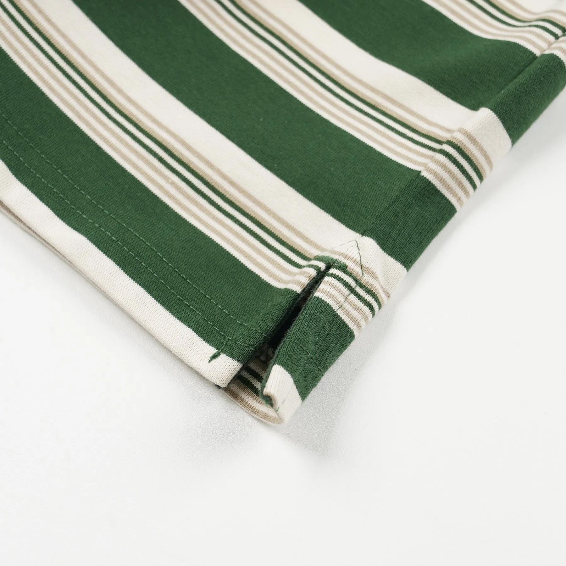 BLOCK STRIPE L/S T-SHIRT - DARK GREEN sold by FrizmWORKS product image thumbnail 5