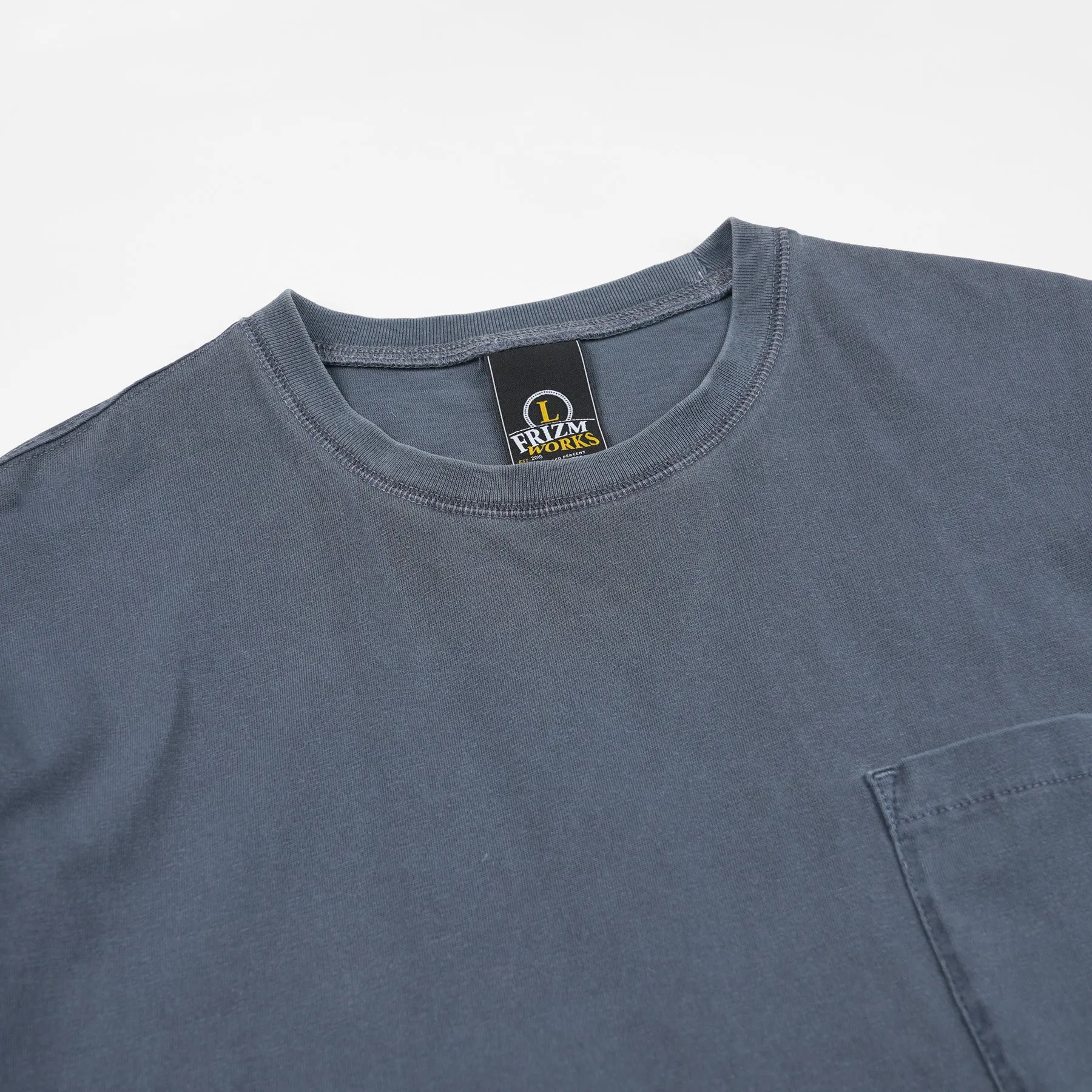 PIGMENT POCKET L/S T-SHIRT - BLUE sold by FrizmWORKS product image thumbnail 4
