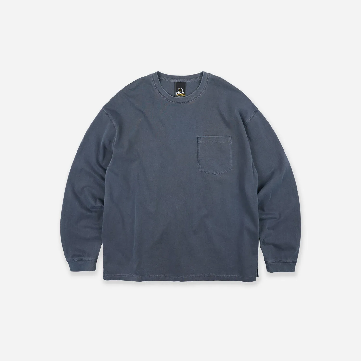 PIGMENT POCKET L/S T-SHIRT - BLUE sold by FrizmWORKS