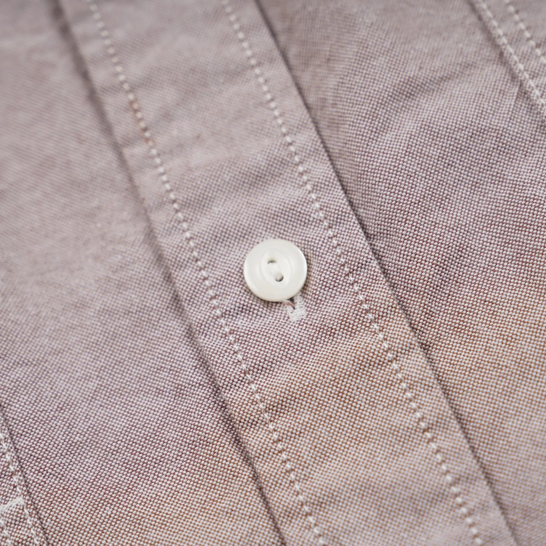 1920'S OXFORD WORK SHIRT - BROWN sold by FrizmWORKS product image thumbnail 4