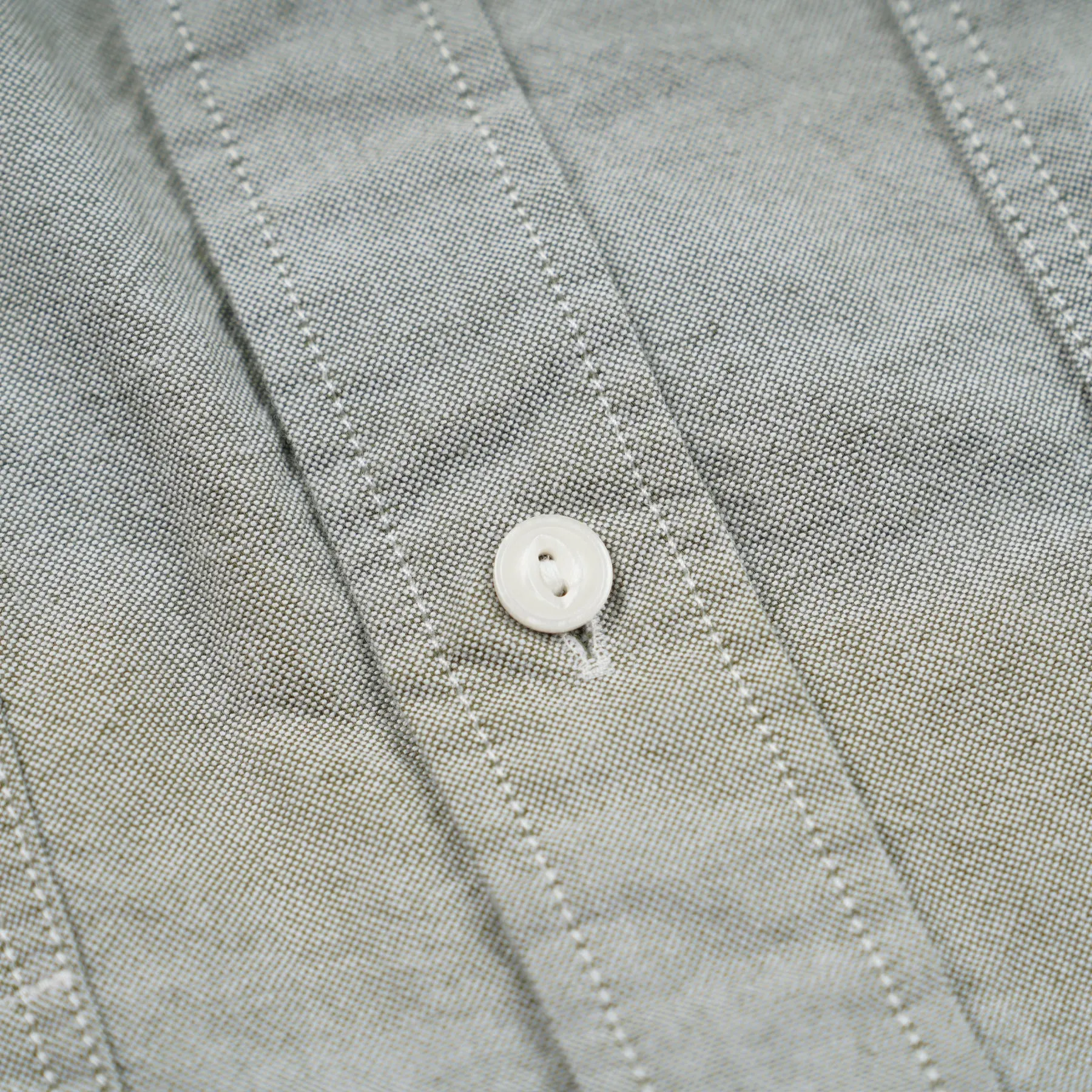 1920'S OXFORD WORK SHIRT - GREEN sold by FrizmWORKS product image thumbnail 4