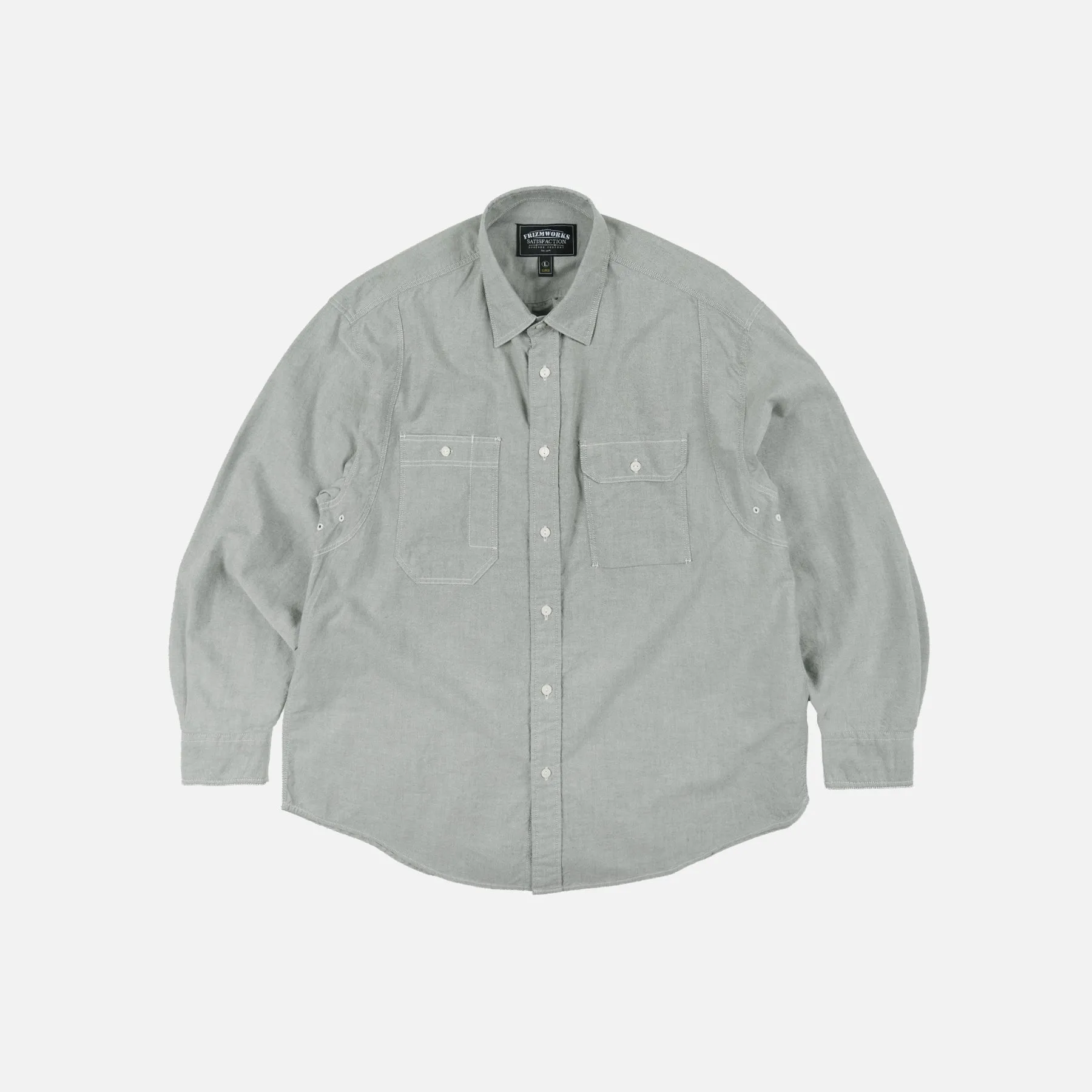 1920'S OXFORD WORK SHIRT - GREEN sold by FrizmWORKS