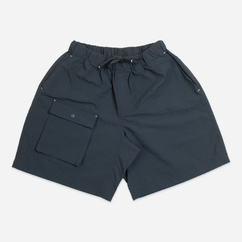 COMFORTABLE BANDING SHORTS - NAVY made by FrizmWORKS