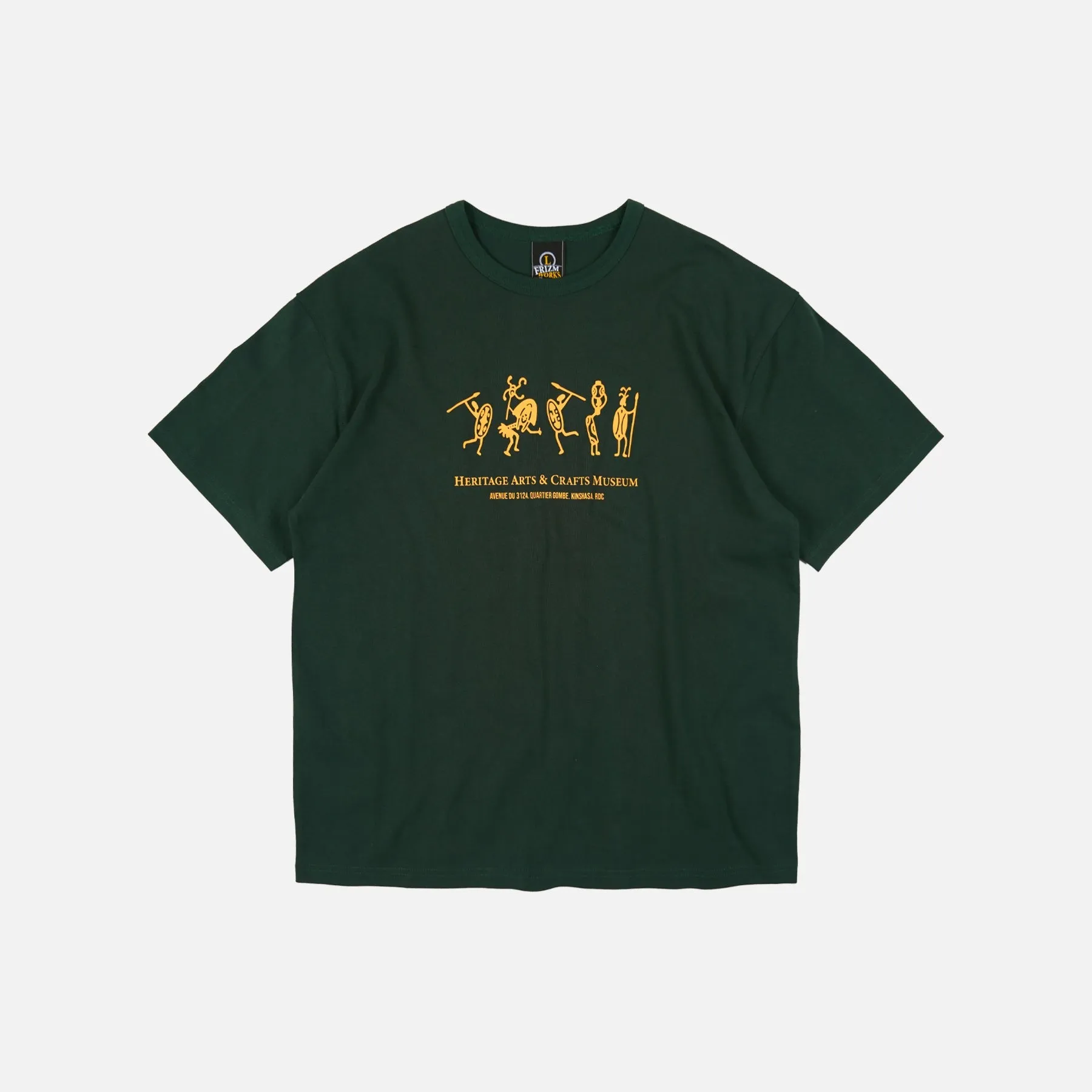 HACM SOUVENIR HALF T-SHIRT - GREEN sold by FrizmWORKS