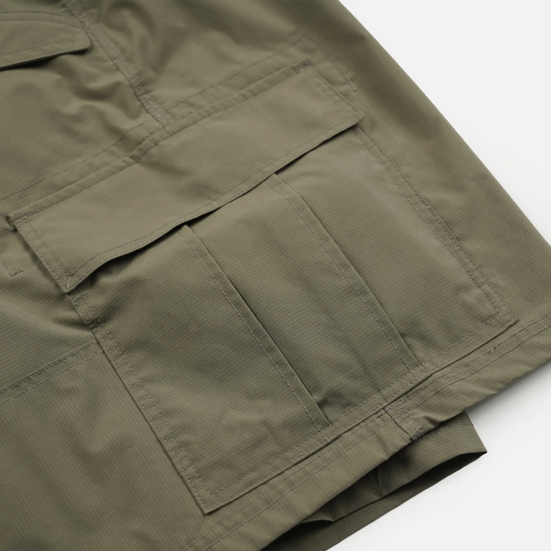 MICRO RIPSTOP CARGO SHORTS - LIGHT OLIVE sold by FrizmWORKS product image thumbnail 4