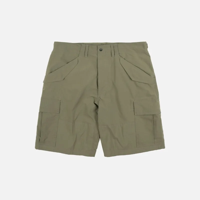 MICRO RIPSTOP CARGO SHORTS - LIGHT OLIVE made by FrizmWORKS