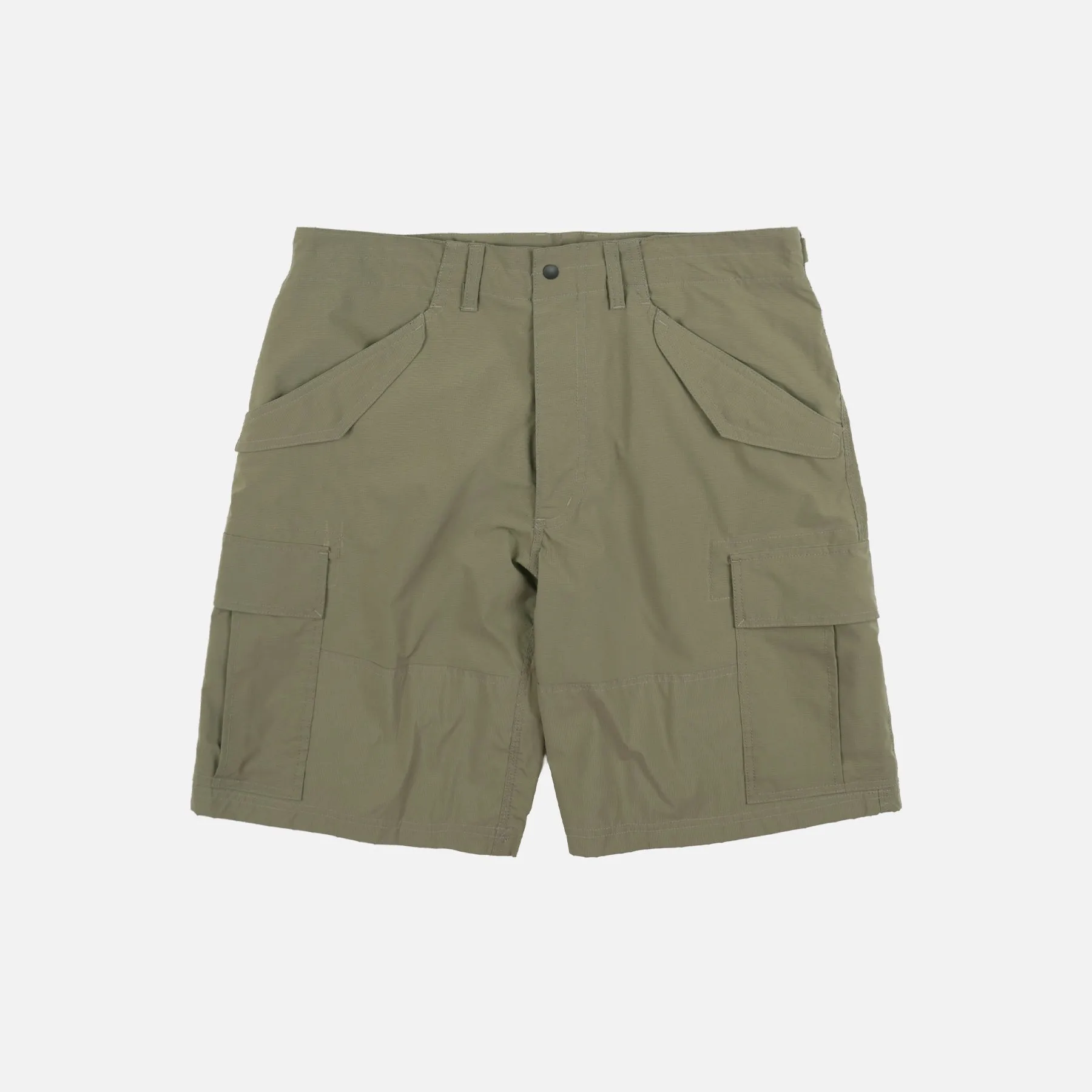 MICRO RIPSTOP CARGO SHORTS - LIGHT OLIVE sold by FrizmWORKS