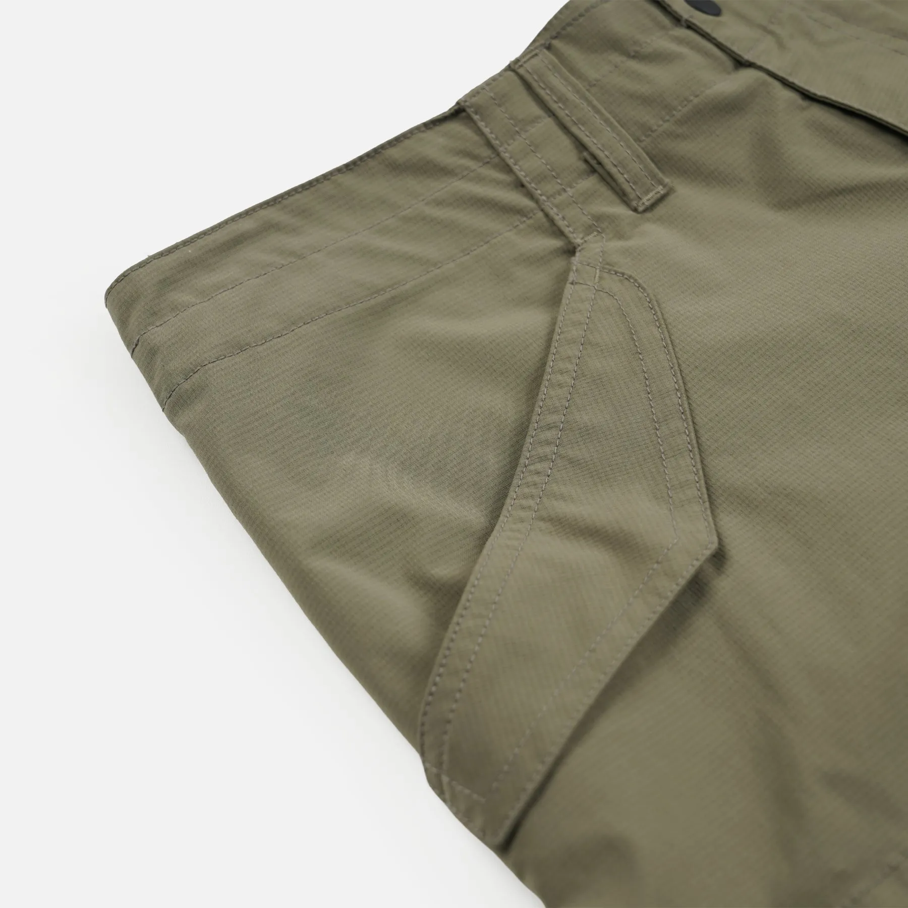 MICRO RIPSTOP CARGO SHORTS - LIGHT OLIVE sold by FrizmWORKS product image thumbnail 3