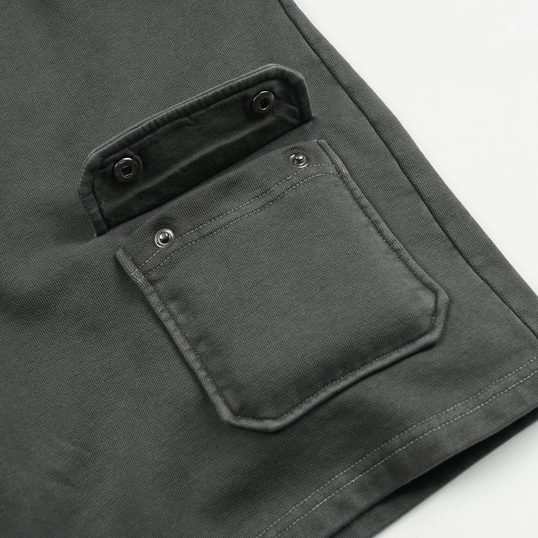 WASHED CARPENTER SWEAT SHORTS - CHARCOAL sold by FrizmWORKS product image thumbnail 5