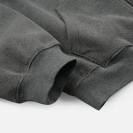 WAFFLE HOOD ZIP UP PARKA - GREY sold by FrizmWORKS product image thumbnail 4