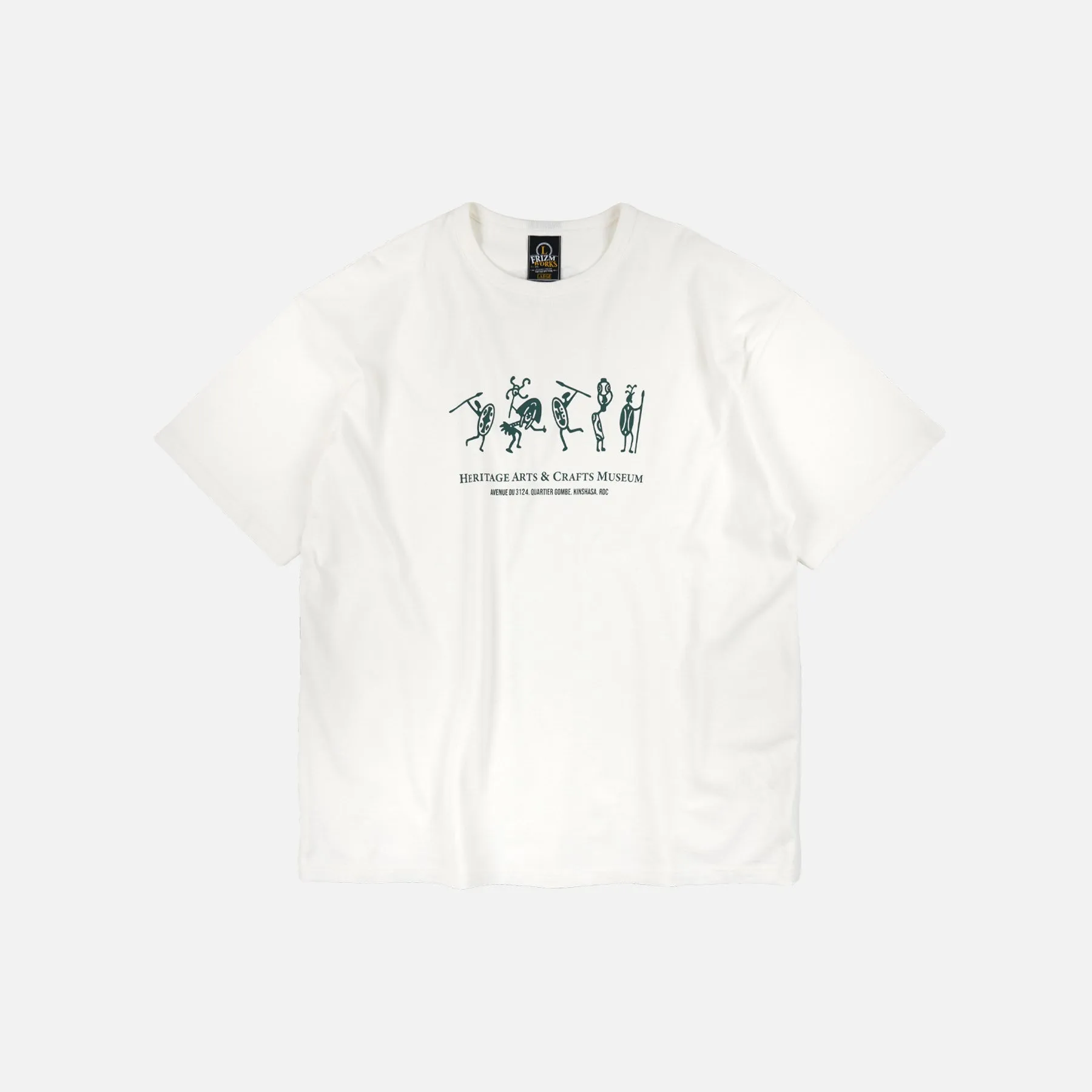 HACM SOUVENIR HALF T-SHIRT - WHITE sold by FrizmWORKS